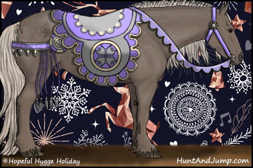 Horse Color:Silver Black 