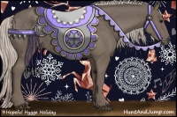 Horse Color:Silver Black 