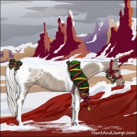 Horse Color:Silver Grullo Tobiano Appaloosa Rabicano 
