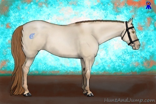 Horse Color:Liver Red Dun Pearl 