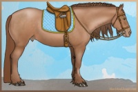 Horse Color:Brown Pearl 