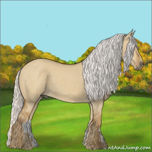 Horse Color:Silver Smoky Grullo 
