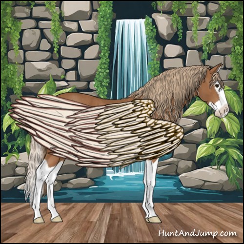 Horse Color:Chestnut Splash Rabicano