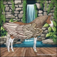 Horse Color:Chestnut Splash Rabicano 