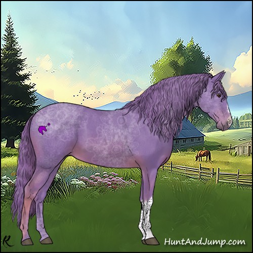 Horse Color:Watercolor Chestnut 