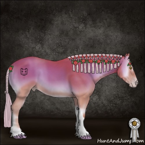 Horse Color:Silver Amber Champagne Onyx 