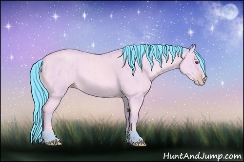 Horse Color:Watercolor Amber Champagne Chinchilla Dun 