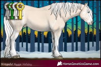 Horse Color:Silver Perlino Sabino