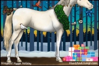 Horse Color:Smoky Black Pearl Sabino Tobiano