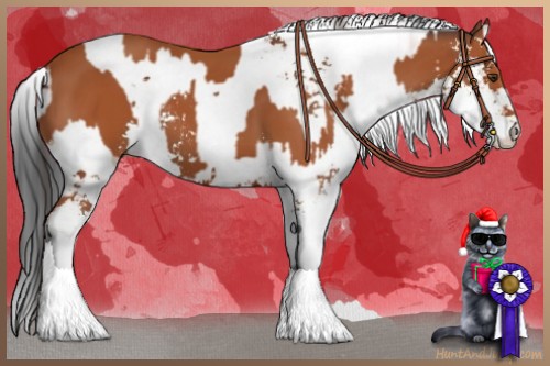 Horse Color:Bay Sabino  and Bay Sabino 