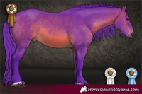 Horse Color:Gray Watercolor Bay