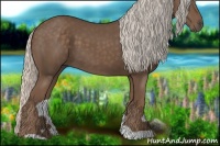 Horse Color:Silver Black 