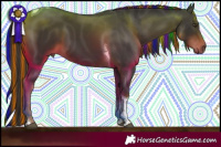 Horse Color:Painted Liver Chestnut Tobiano 