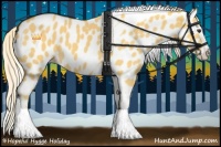 Horse Color:Palomino Splash Tobiano Leopard 