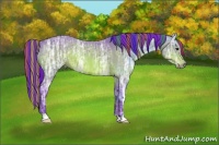 Horse Color:Painted Watercolor Bay Ice