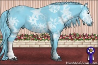 Horse Color:Watercolor Smoky Black Ice 