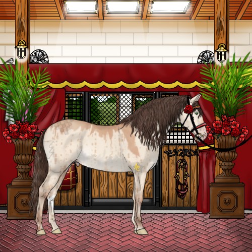 Horse Color:Sable Champagne Dun Brindle 