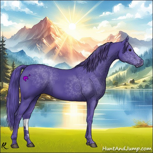 Horse Color:Watercolor Black 