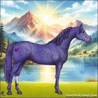 Horse Color:Watercolor Black 