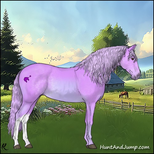 Horse Color:Watercolor Chestnut 