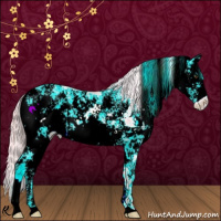 Horse Color:Watercolor Palomino Dun Sabino 