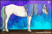 Horse Color:Painted Cremello Dun Tobiano