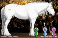 Horse Color:White Spotted Sable Champagne 