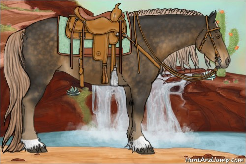 Horse Color:Chocolate Palomino 
