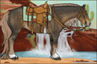 Horse Color:Chocolate Palomino 