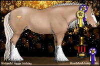 Horse Color:White Spotted Silver Black Pearl 