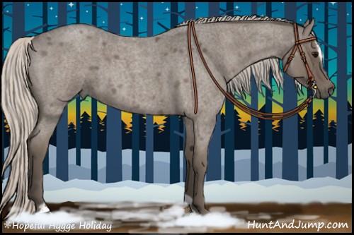 Horse Color:Silver Blue Roan Sabino 