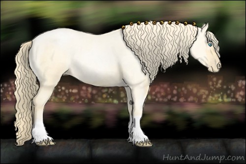 Horse Color:Buckskin Roan Pearl  and Amber Cream Champagne Roan Pearl 