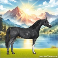 Horse Color:Black 