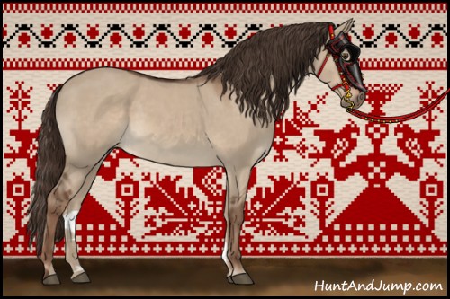 Horse Color:Liver Red Dun 