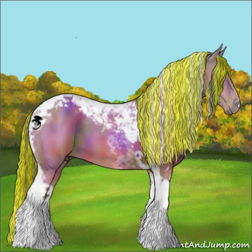 Horse Color:Painted Nacre Bay Tobiano 