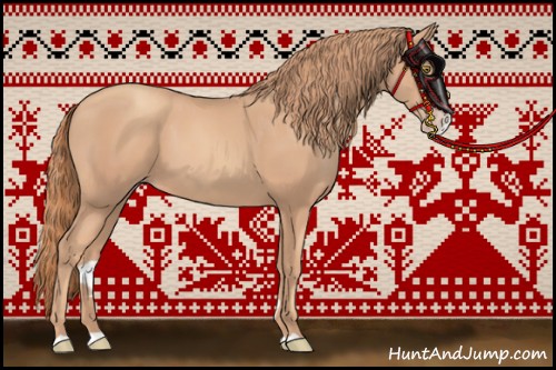 Horse Color:Gold Champagne Splash 