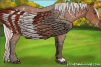Horse Color:Silver Brown Roan Varnish 