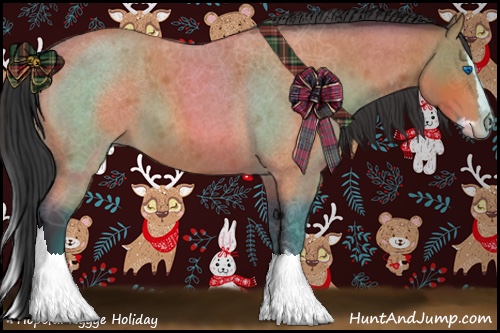 Horse Color:Bay Roan Splash 