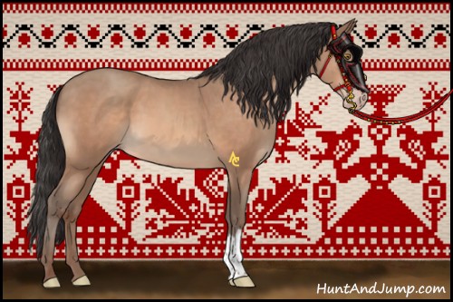 Horse Color:Sable Champagne 