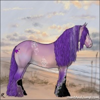 Horse Color:Watercolor White Spotted Bay Dun