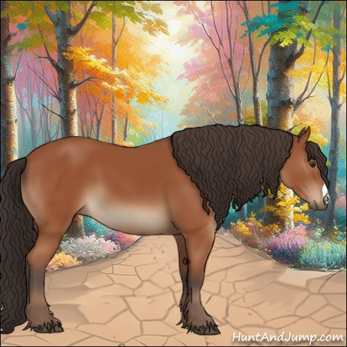 Horse Color:Brown 