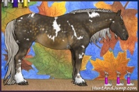 Horse Color:White Spotted Silver Buckskin Sabino