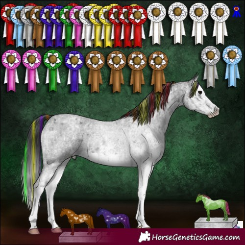 Horse Color:Painted Blue Roan Sabino Splash and Painted Blue Roan Sabino Splash