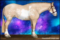 Horse Color:Red Roan Pearl Frame 