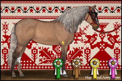Horse Color:Silver Brown Dun 
