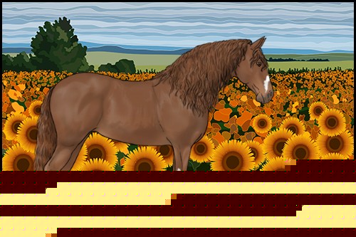 Horse Color:Chestnut 