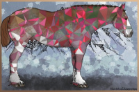 Horse Color:Gray White Spotted Red Dun Tobiano Rabicano 