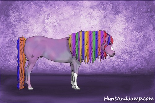 Horse Color:Painted Watercolor Red Roan 