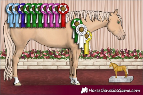 Horse Color:Gold Champagne Rabicano 