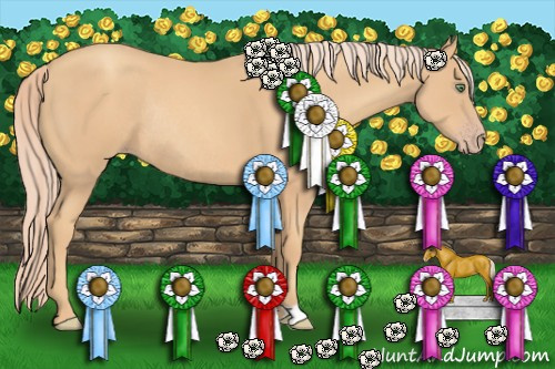 Horse Color:Gold Champagne Rabicano 